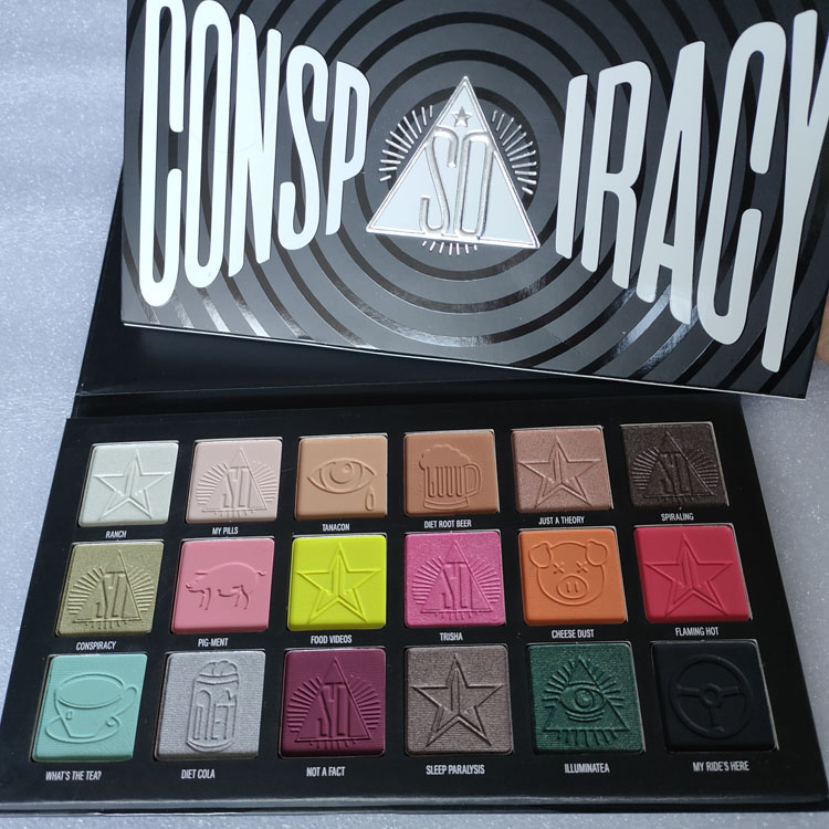

Newest Five star J Star x Shane Dawson Conspiracy eyeshadow palette 18 color Shimmer Matte high quality makeup palette