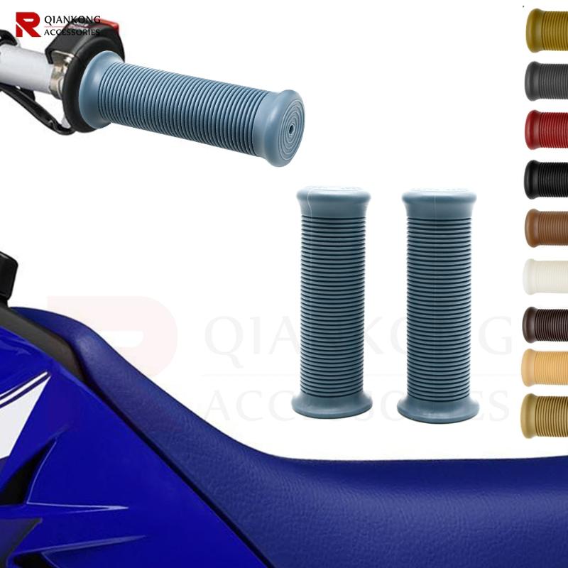 

1Pair Motorcycle Handlebar Hand Grip Silicone 25mm 28mm Motorbike Handle Bar Moto Hand Grips For Bobber Cafe Dirt Bike