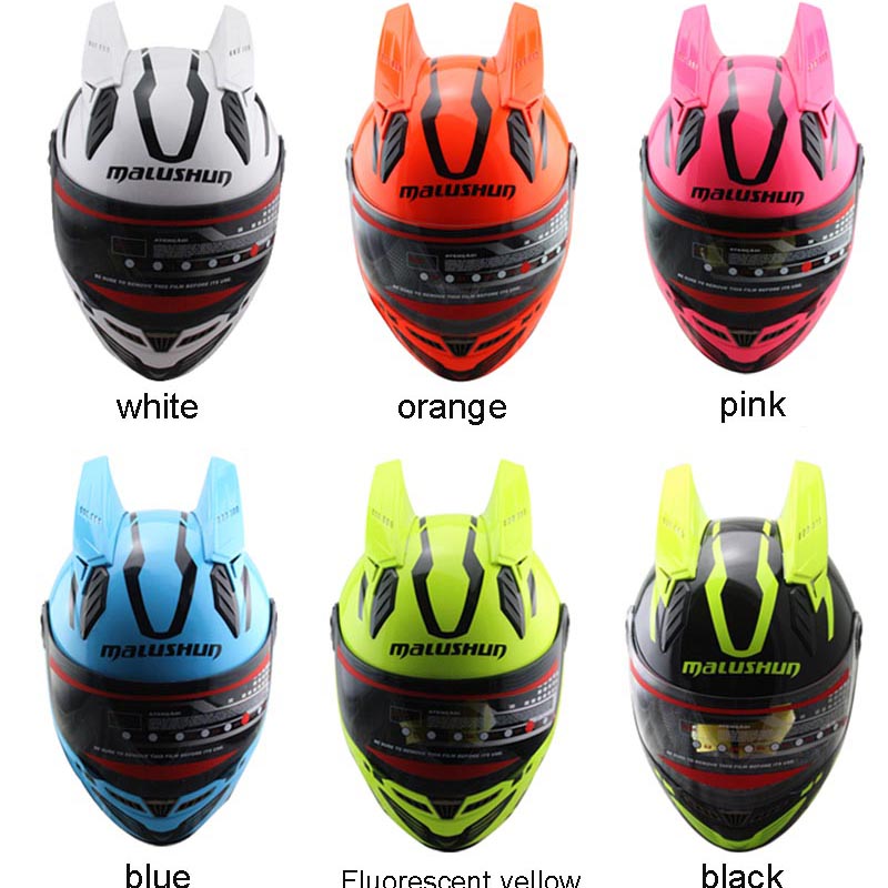 

Professional racing style full face motorcycle helmet personality design M L XL XXL 4 size available variety of cool helmets