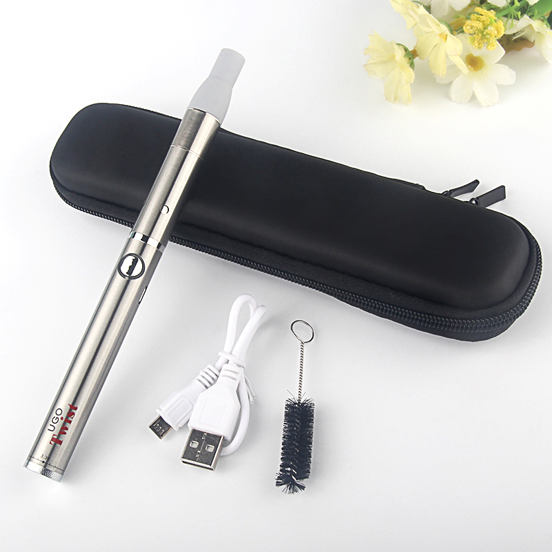

MOQ 1Pcs Dry Herb Vaporizer Pen Kits Twist Vape Battery 650mah 900mah Voltage Variable eGo EVOD 510 Thread Batteries Vapes Atomizer Ecig Kit