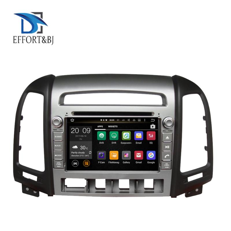 

Android 9.0 Octa Core 4GB Car DVD Player GPS Head Unit For SANTA FE 2006-2012 4 holes Car Radio Stereo Multimedia