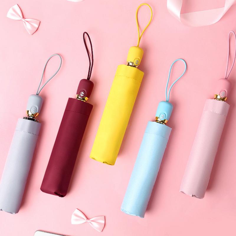 

Auto Foldable Compact Umbrella Travel Windproof Rainproof Sun Protection Lightweight Umbrella