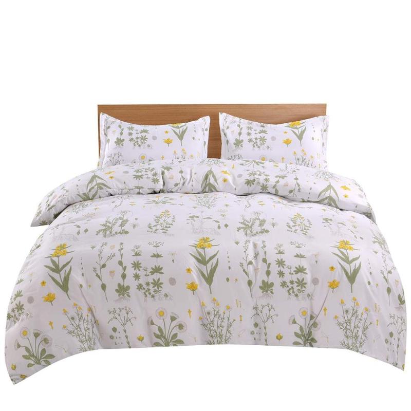 

Yellow bedding set  double queen king duvet cover sets microfiber bed linen hotel quilt cover set, 4572