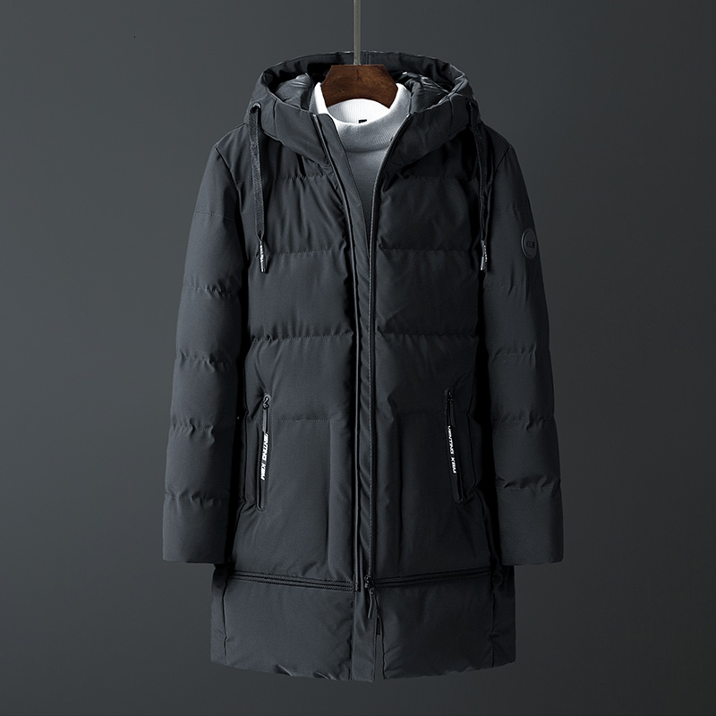 

Long Thick Parka Jacket Men 2020 Winter Hoody Parkas Thick Men's Pocket -20 Degree Warm Parka Men Warm Coat -4xl For Male Coat, Black