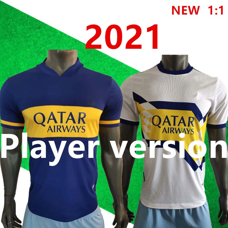 

Player version 2020 2021 Boca Juniors soccer jersey TEVEZ MARADONA DE ROSSI CARLITOS GAGO Camiseta de fÃºtbol OSVALDO PAVON PEREZ thailand ma, Black;yellow