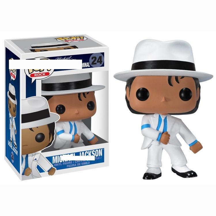 

Funko POP Michael Jackson boys and girls over 3 years old handset model children's Toy model many-color Billie Jean Military, Pink