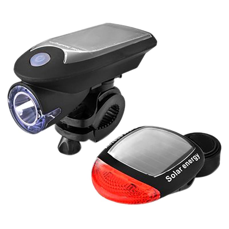

Bike Light Cycling USB Charging Solar Bicycle LED Lights 360 Degrees Revolving Front And Rear Light Luz Bicicleta Bycicle