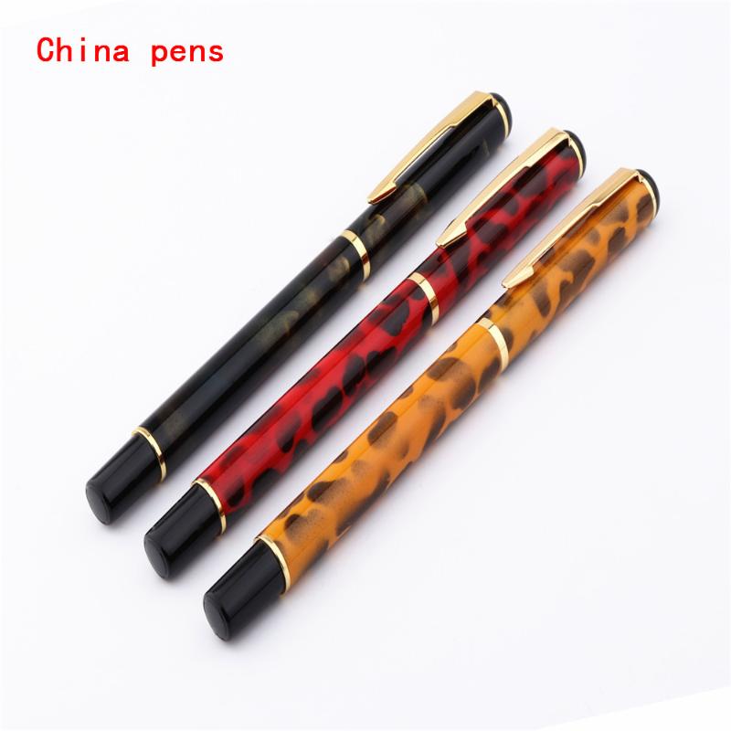 

Luxury quality 801 Camouflage color leopard Business office Fountain Pen New Stationery Office school supplies, Red