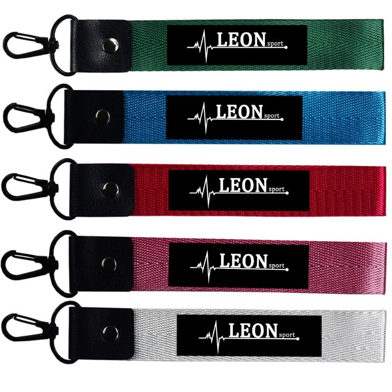 

Car Keychain Motorcycle Key Straps keycord Phone Lanyard Jewelry Keyring For Seat Leon 5f 3 fr 2 cupra ip 1 1m accessories