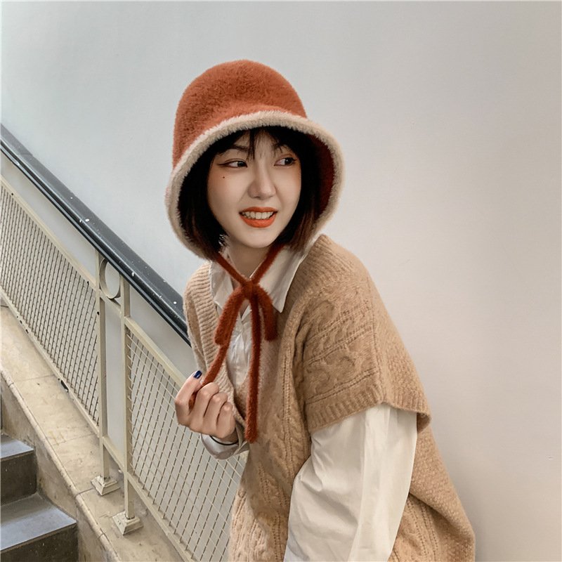 

2020 Fashion Wnter Knitted Hat Hats For Women Beanies Hat bonnet Outdoor Warm Bucket Fisherman, Yellow