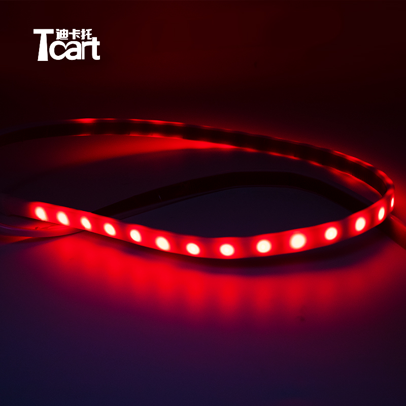 

Tcart 2Pcs Car Door Opening Warning LED Lights Strips 120cm Flowing light