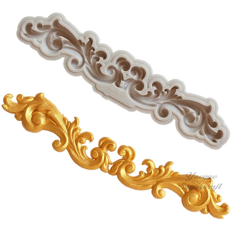 

Yueyue Sugarcraft Border silicone mold fondant mold cake decorating tools chocolate gumpaste