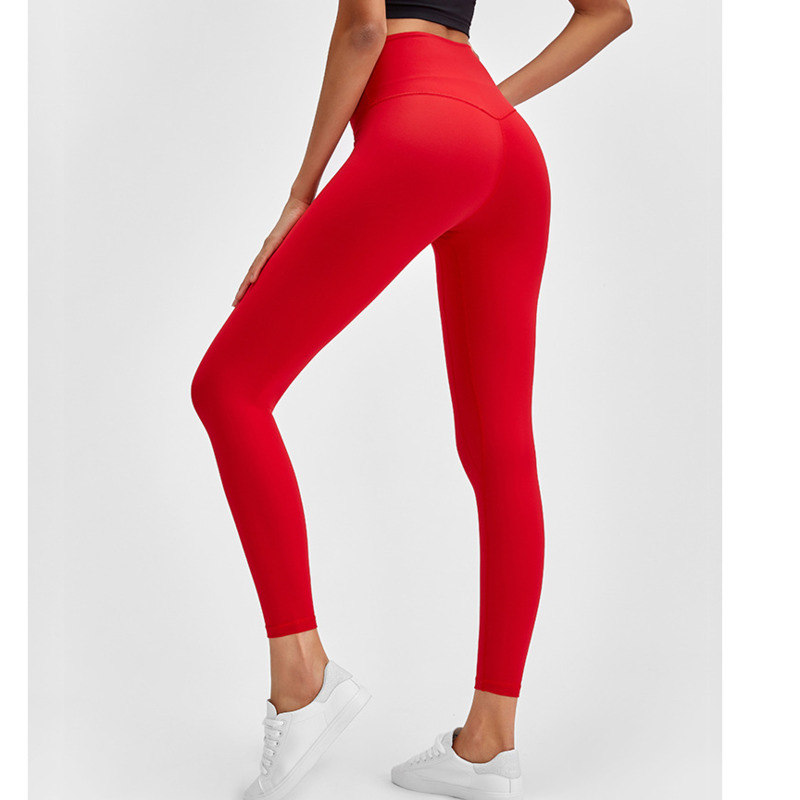 

Women Sports leggings Soft Naked-Feel Athletic Fitness Leggings Women Stretchly High Waist Gym Sport Tights Yoga Pants, Dove feather gray