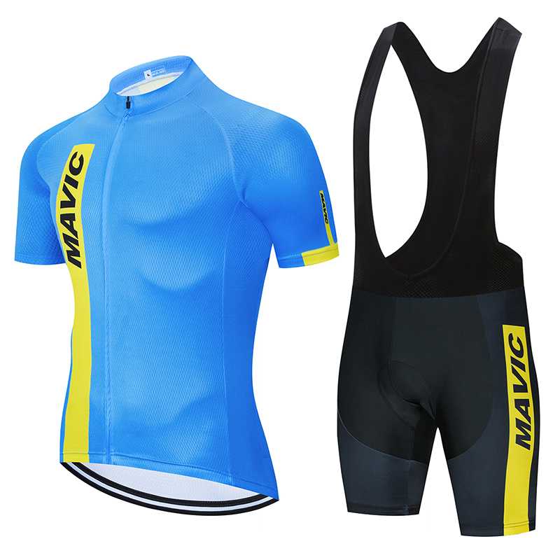 

Ropa para ciclismo, ropa para bicicleta de montana, juego de Jersey manga corta con Gel transpirable hombre, Pic color