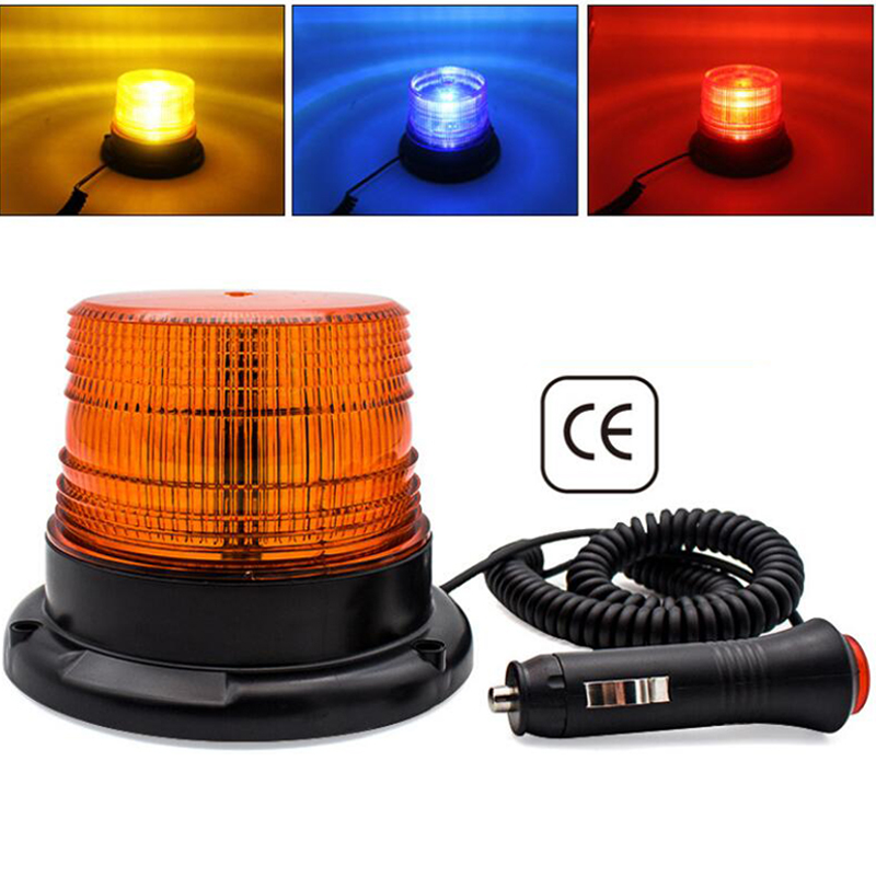 

DC 12V-80V Strobe Car LED Flashing Warning Lamp Safety Lights Emergency Flash Indication Lamp Round Ceiling Box Flash LJD001