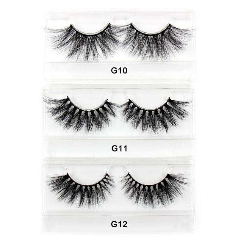 

SOQOZ Eyelashes 25mm Lashes Cross 3D Mink Lashes Natural Long False Eyelashes Soft Dramatic Makeup Mink