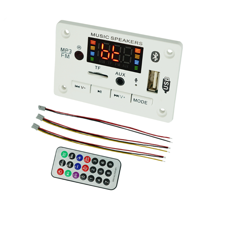 

12V Wireless Bluetooth MP3 WMA Decoder Board Car Audio Module Support USB TF AUX FM function For Car Accessories