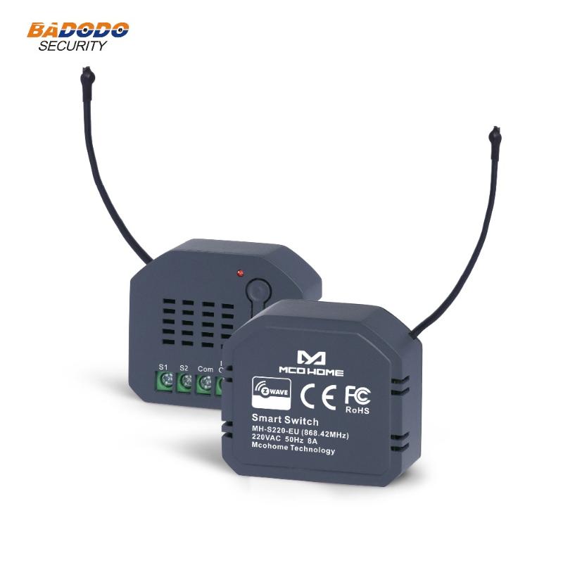 

Z-wave EU 868.42MHz In wall power switch module one relay output ON/OFF switch module MCO Home MH-S220 for light control