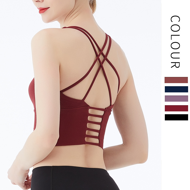 

custom sports bra plus size women fitness running yoga bra, Purple