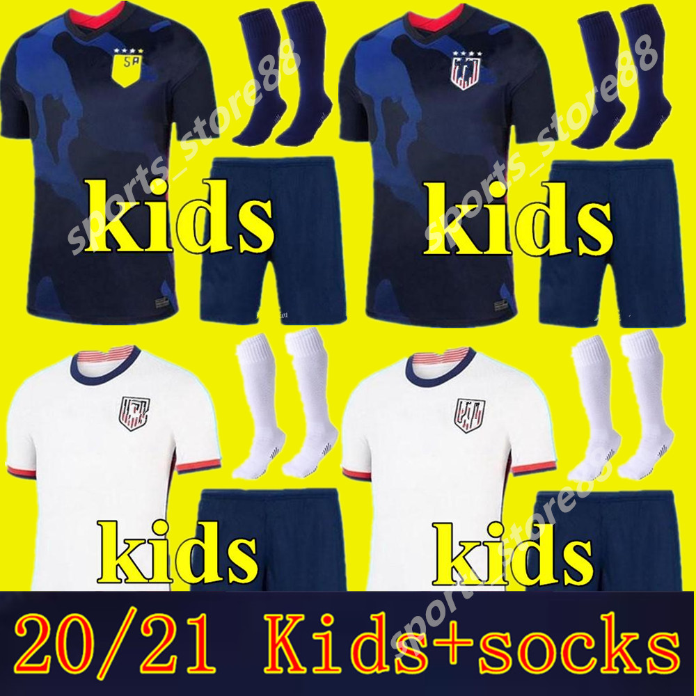 

Men Women Kids Soccer Christian Pulisic Jersey Alex Morgan Julie Ertz Megan Rapinoe Press Lloyd Heath Yedlin Dempsey KRIEGER Football Shirt, Colour 3