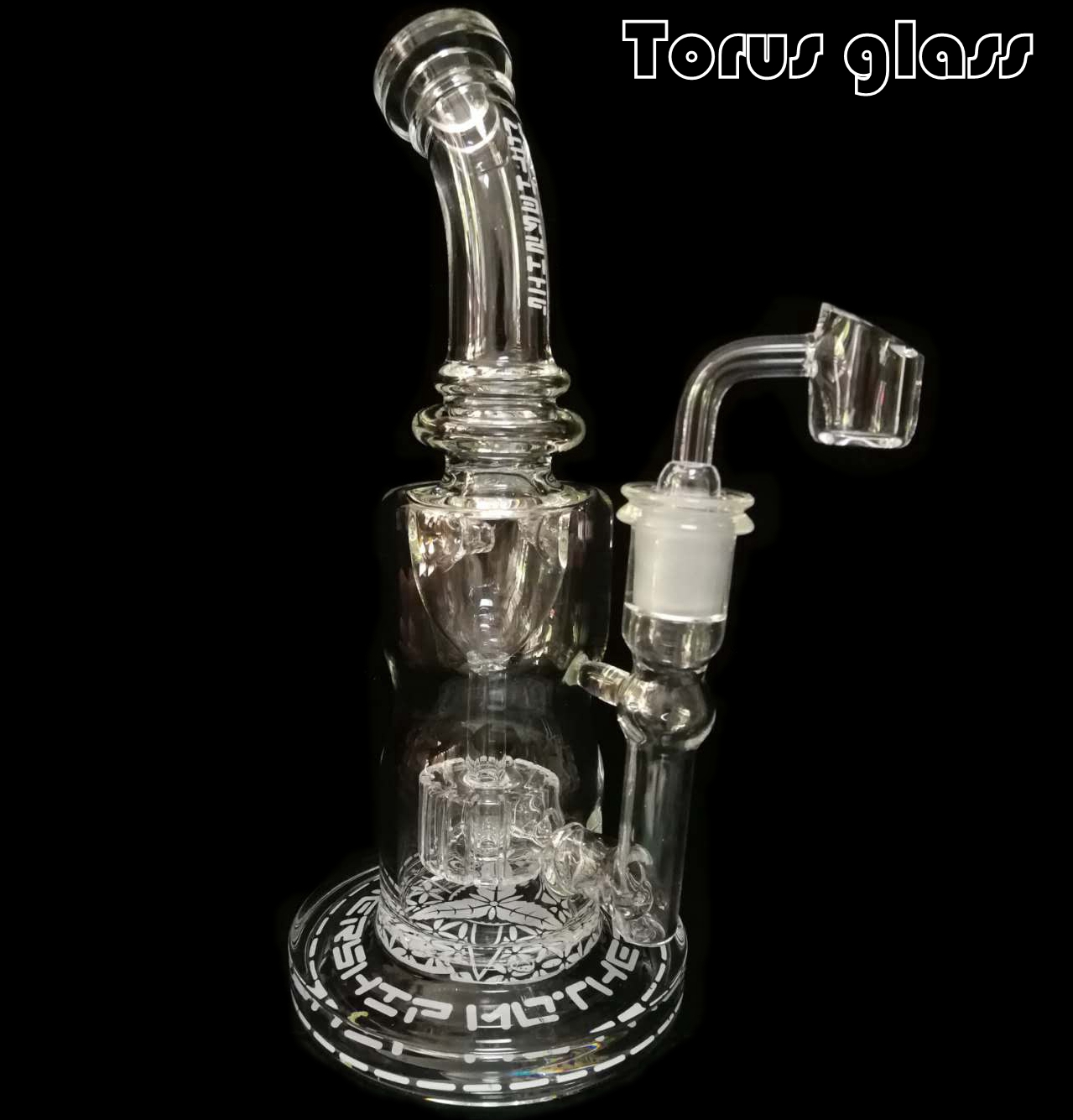 

Super thick Torus Glass Bongs tiktok hot Recycler smoking glass Water Pipe Bongs fab egg dab rigs glass facebook Hookahs 14.4 mm Joint