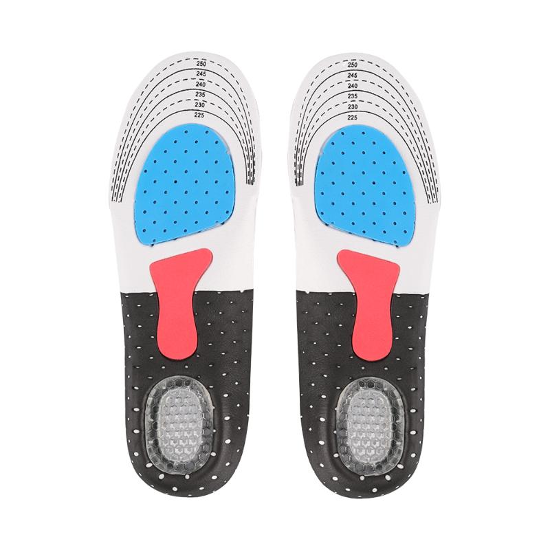 

Orthopedic Foot Arch Support Sport Shoe Pad Running Gel Insoles Insert Cushion Insole Sneakers Pad Sweat-absorption Flash Drying, 1 for men