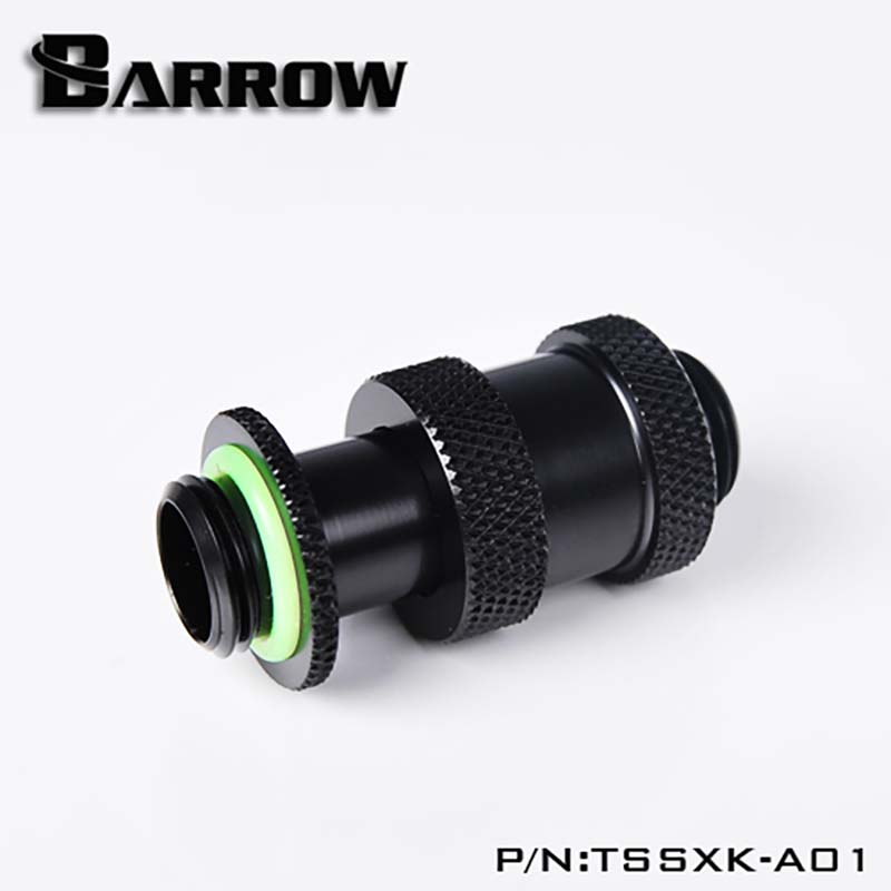 

Barrow TSSXK-S01 TSSXK-A01 TSSXK-B01Retractable Fitting,Double Connector G1/4",Black/Silver/White/Gold,water cooler gadge