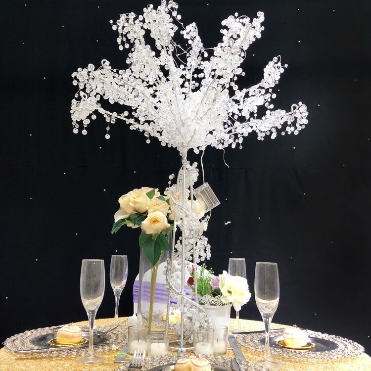 

New fashion 90cm 35inch Crystal Wedding Acrylic Tree Centerpiece Wedding Decorations Party Decorations Event Decor 2PCS /lot