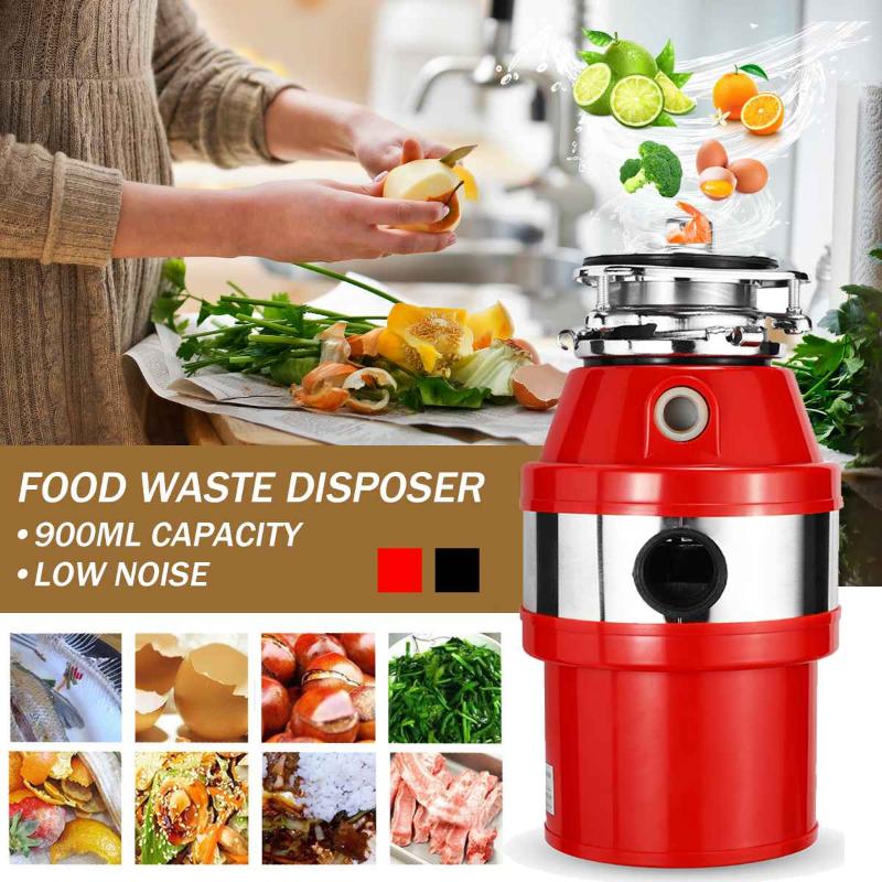 

Waste Disposer 370W Residue Garbage Processor Sewer Rubbish Disposal Crusher Grinder Kitchen Sink Appliance