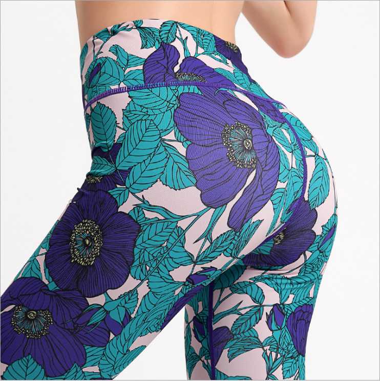 

Sexy Printed Yoga Pants Women Elastic Gym Fitness Sports Running Workout Sportswear Leggings