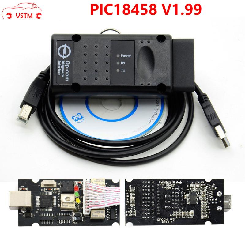 

op com V1.65 V1.78 V1.99 with PIC18F458 FTDI op-com OBD2 Auto Diagnostic tool for OPCOM CAN BUS V1.7 can be flash update