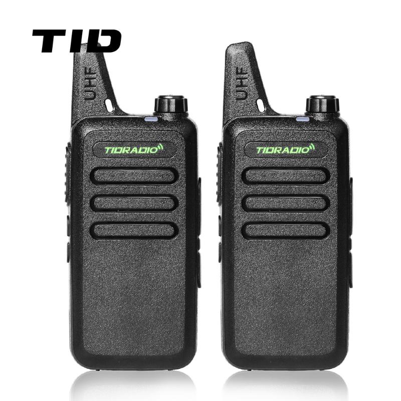 

Mini Walkie Talkie TID Radio TD-M8 Two Way Radio UHF 400-470MHz Communicator CB Ham Radios HF Transceiver