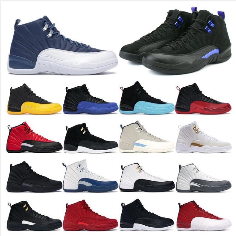 

2020 Mens basketball shoes 12s jumpman Dark Concord University Gold Stone Blue 12 Flu Game Royal The Master Dark Grey men sports sneakers