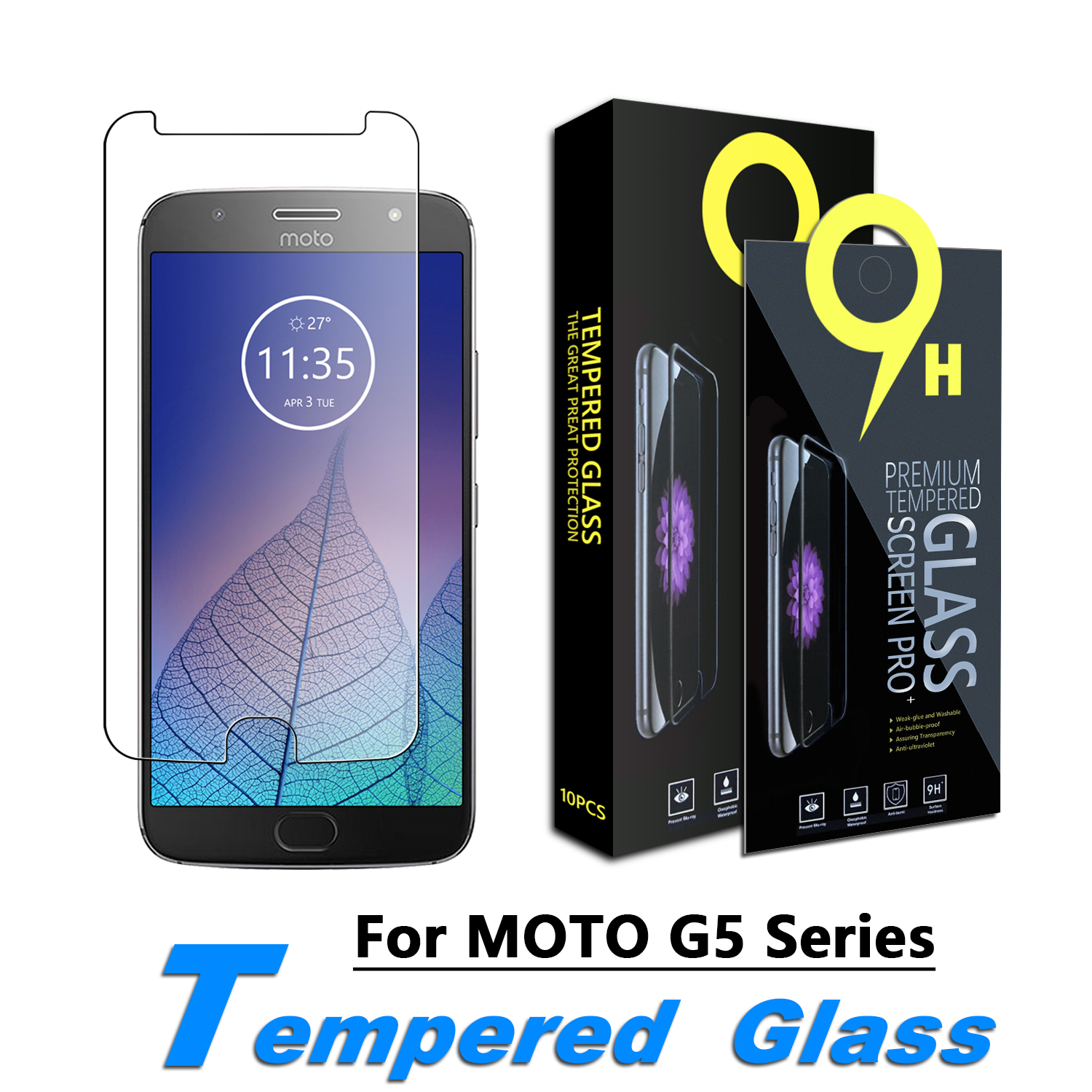 

KAREEN Screen Protector for Moto G3,Moto G4,Moto G5,G5 Plus, G5S Plus,One Vision,Moto One Action Tempered Glass Film 0.33mm with Paper Box