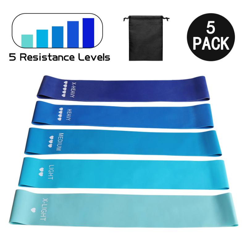 

Yoga Resistance Exercise Bands Strength Training Fitness Gum Body Workout Pilates Rubber Pull Expander Loop Fitness Equipment