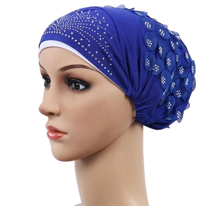 

Beanie/Skull Caps Ladies Muslim Scarves Casual Scarf Women Summer Stretch Turban Hat Chemo Cap Hair Loss Head Wrap Hijib Y624, Beige