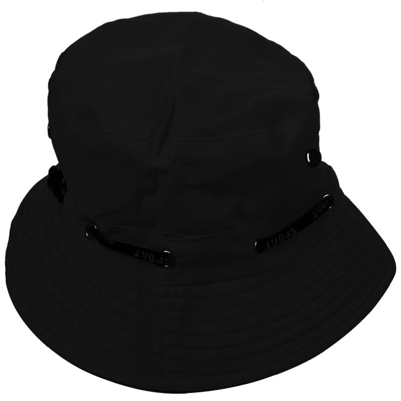 

Hat Polyester Fishing Brim visor Summer Men Camping black