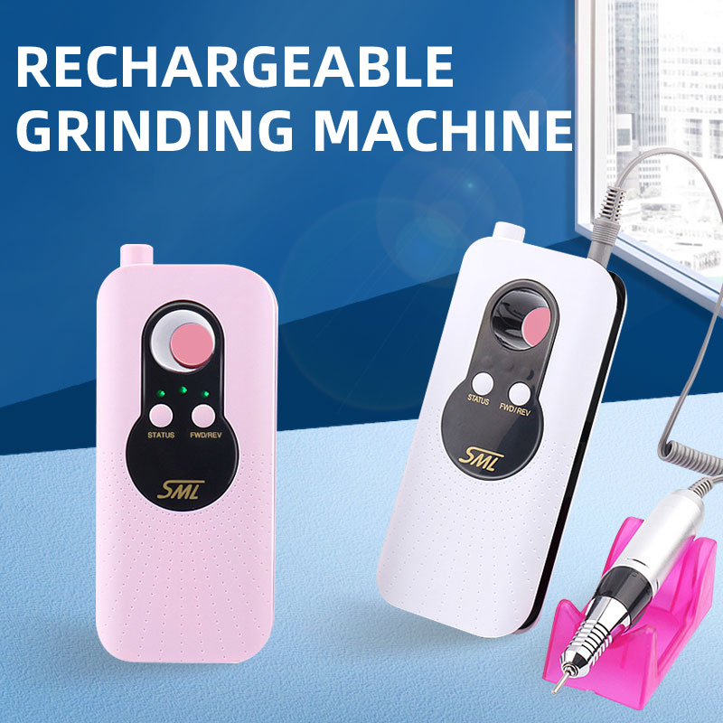 

Built-in Battery Electric Nail Drill Machine Set for Manicure Pedicure Kit Ceramic Cordless file Nail drill Portable File