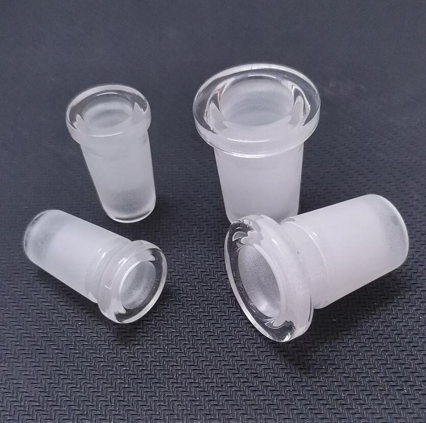 

Glass DownStem Down Stem Converter Adapter 18mm Male to 14mm Female Reducer Connector Slit Diffuser for Bongs Water Pipe 14male to 10 female