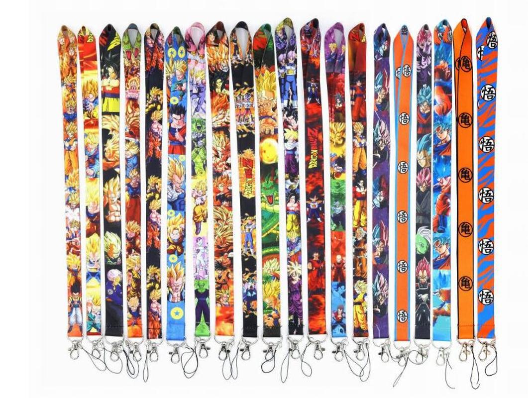 

10pcs/20pcs/50pcs/100pcs anime Z mix lanyard Neck Strap Lanyard Mobile Phone Key Chain ID Badge Key Chains Gifts