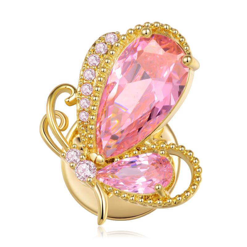 

Christmas Gift Butterfly Brooch Crystal Zircon Pin Brooches for Women Bouquet Wedding Party Hijab Pins Jewelry Accesorios Brooch
