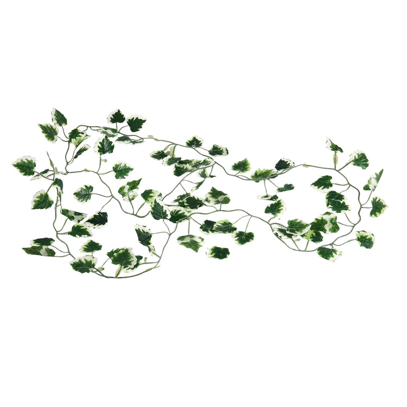 

6.56ft Artificial Ivy Leaf Garland Plants Vine Fake Foliage Flowers Home Decor,Grape Leaves, Green