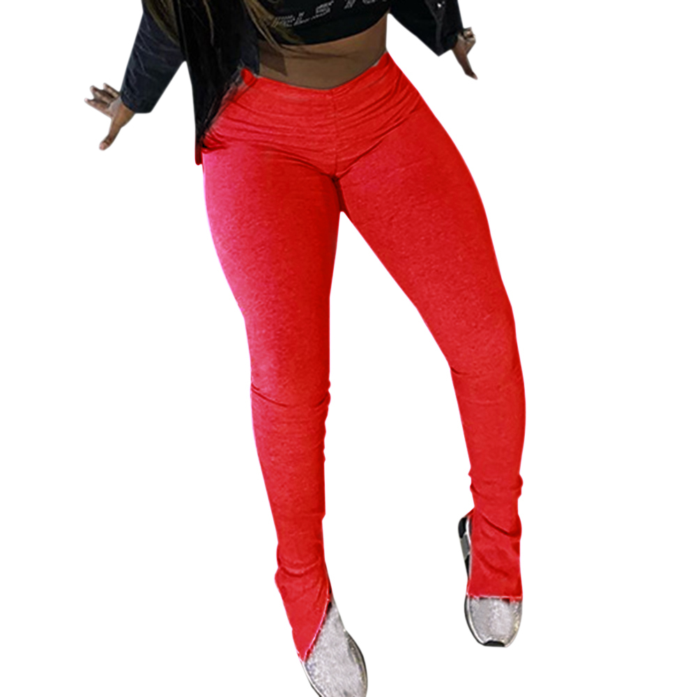 stacked jogging pants