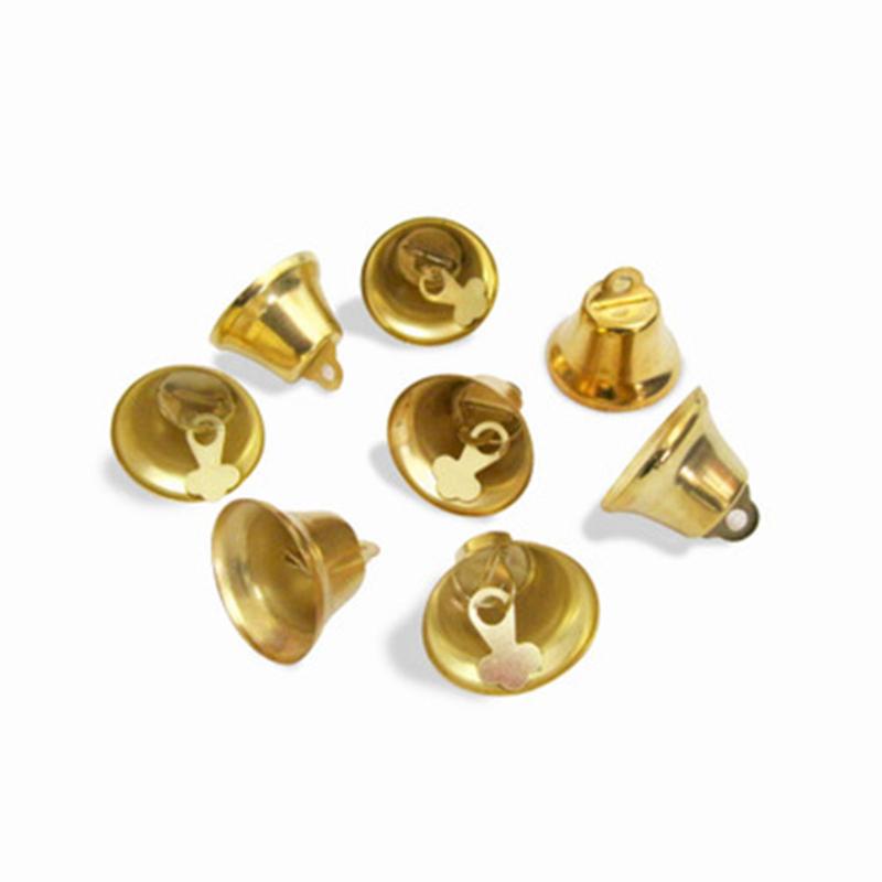

Christmas Decorations 20/40 Pcs Jingle Bells Gold Silver Pendants Small Iron Tree Hanging Bell Festival Party DIY Accessories