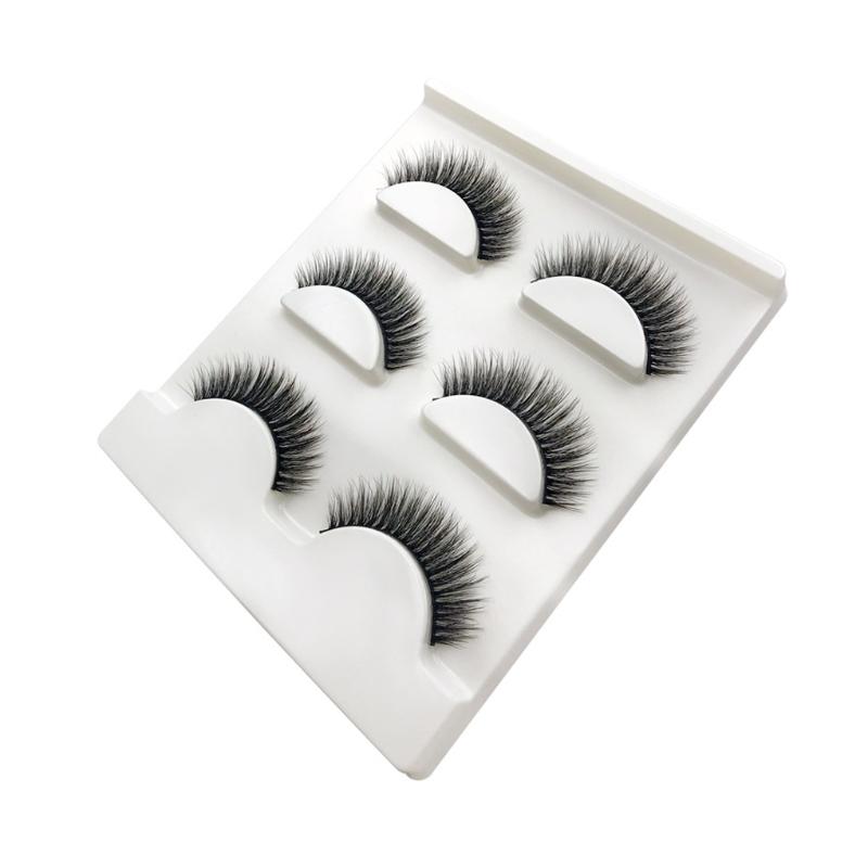 

Three Pairs 3D Stretch False Eyelashes Three-dimensional Fake Eyelashes Extension Set Beauty Products