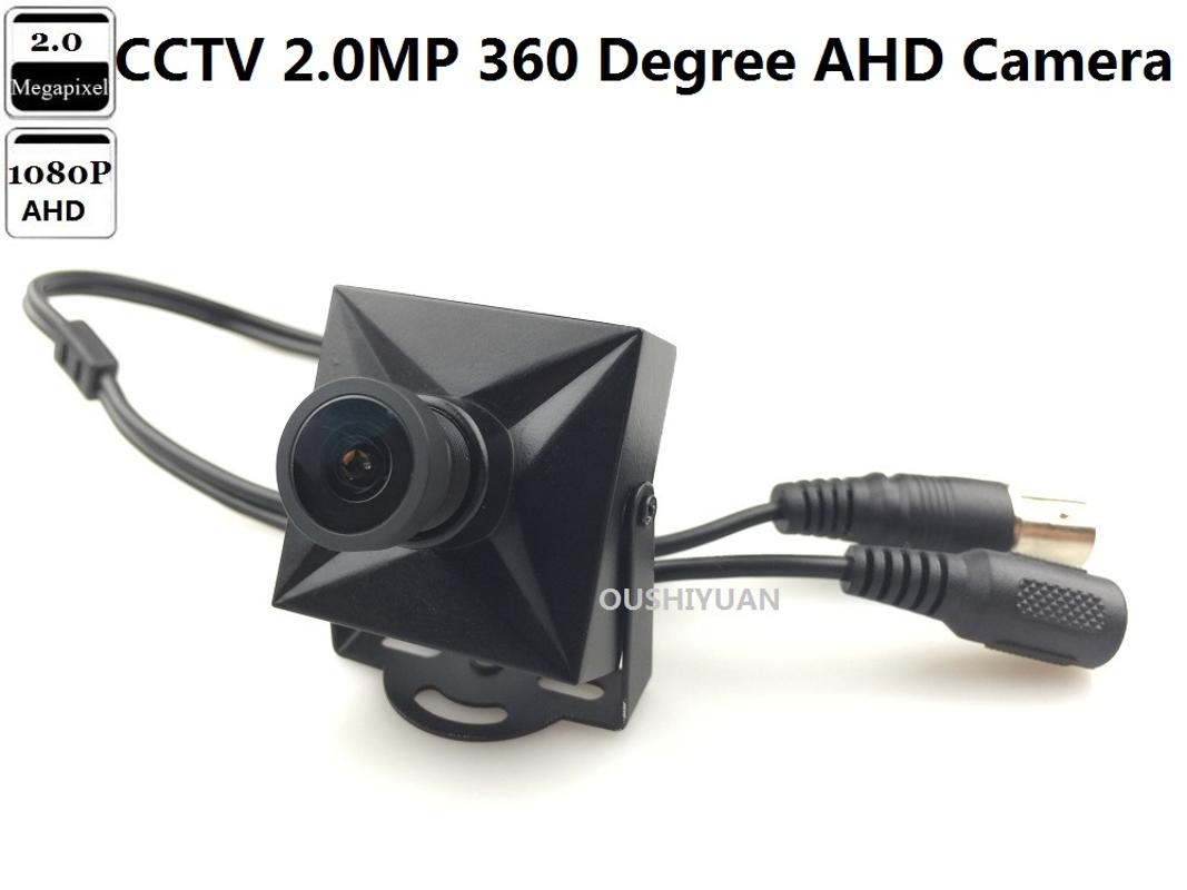 

CCTV HD-AHD 2.0MP 1080P Fisheye Full View Wide Angle 360 Degree Mini AHD Camera