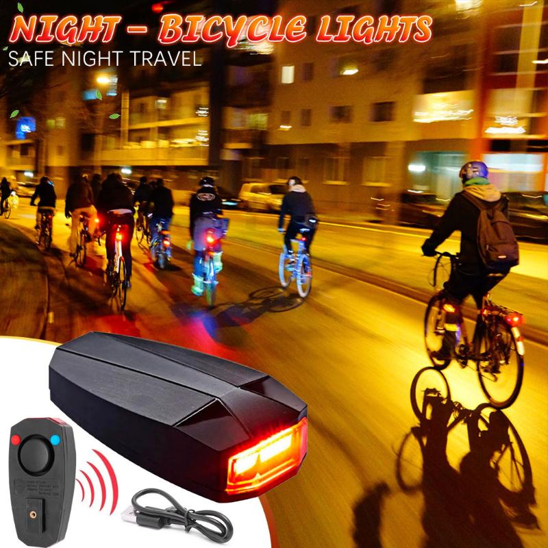 

Lighting Modes Bicycle Light Usb Charge Led Bicycle Tail Light Usb Load Wireless Remote Control Tail Searcher
