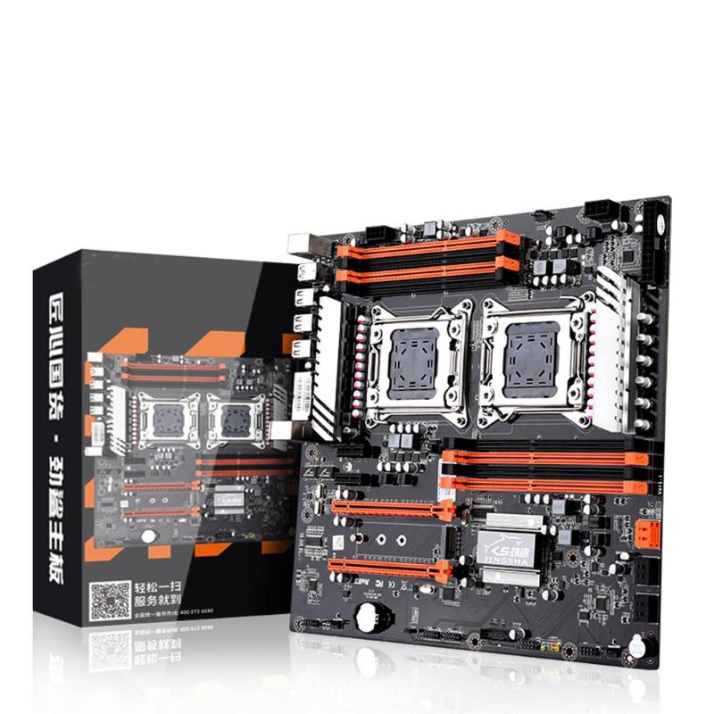

X79 Dual CPU Motherboard E-ATX LGA2011 M.2 NVME SATA3.0 E-ATX 8 DDR3 2 PCI-E 16X3.0 e5 2680 V2 Crossfire Mainboard