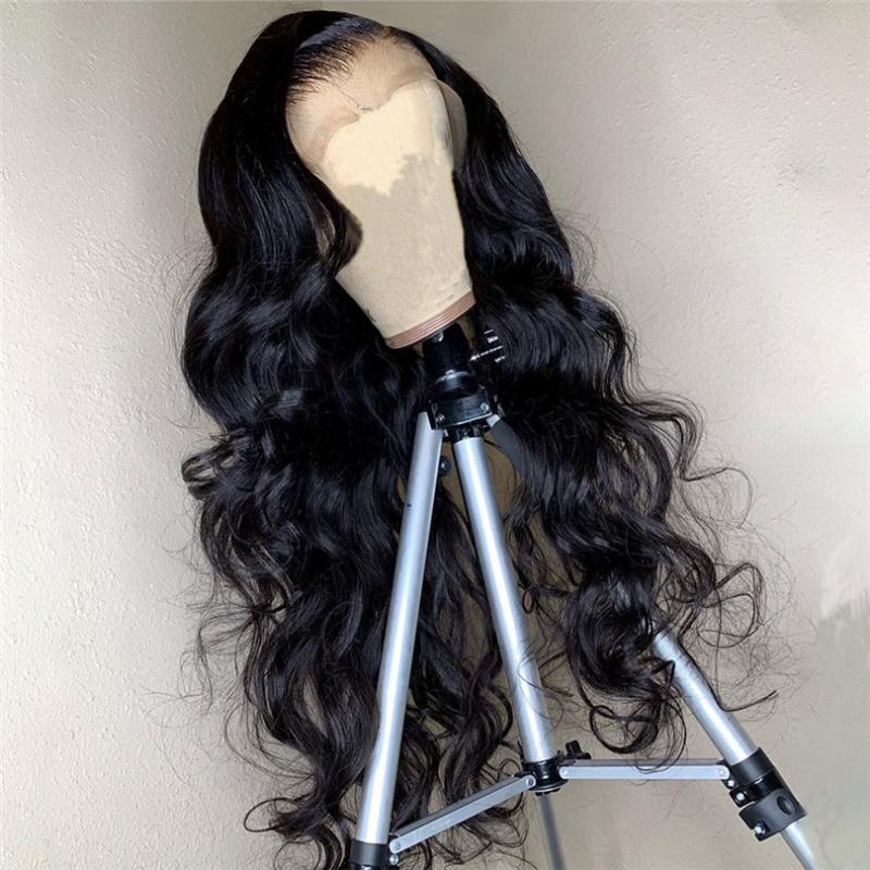 

Body Wave 5*5 PU Silk Base Wig Lace Front Human Hair Wigs with Baby Hair Bleached Knots Natural Hairline For Women, U part wig