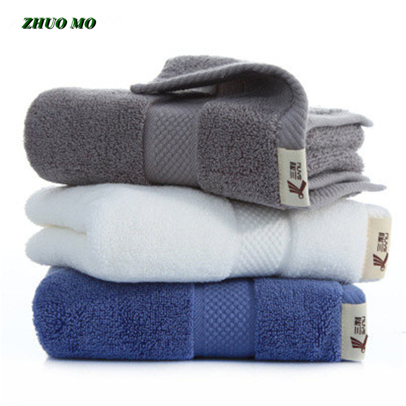 

3pcs 100% cotton Bath towel bathroom 34*74cm Towel Couple Shower new year gift for adults home Hotel Super absorbent Face Towels, Sky blue